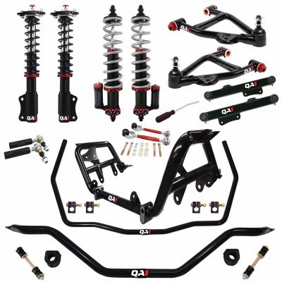 QA1 Mustang suspension kit with coilover shocks and control arms