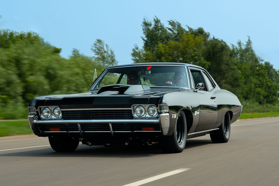 A 1968 Chevrolet Biscayne.